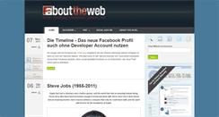 Desktop Screenshot of abouttheweb.de